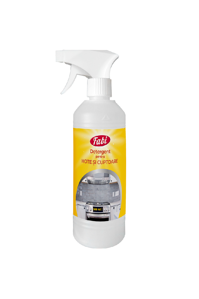 Fabi detergent pentru hote si cuptoare 500ml Fabi detergent pentru hote si cuptoare 500ml