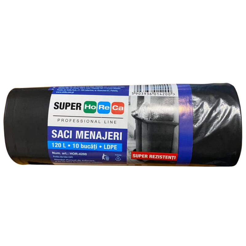 Saci menaj 120L negri (10/set)