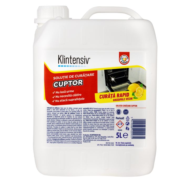 Detergent curatare cuptoare 5L Klintensiv