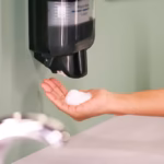 Dozator de sapun si dezinfectant negru Tork mini 565208