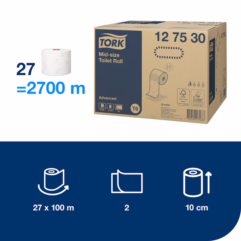 Hartie igienica Tork 100m,2 straturi,T6 -127530